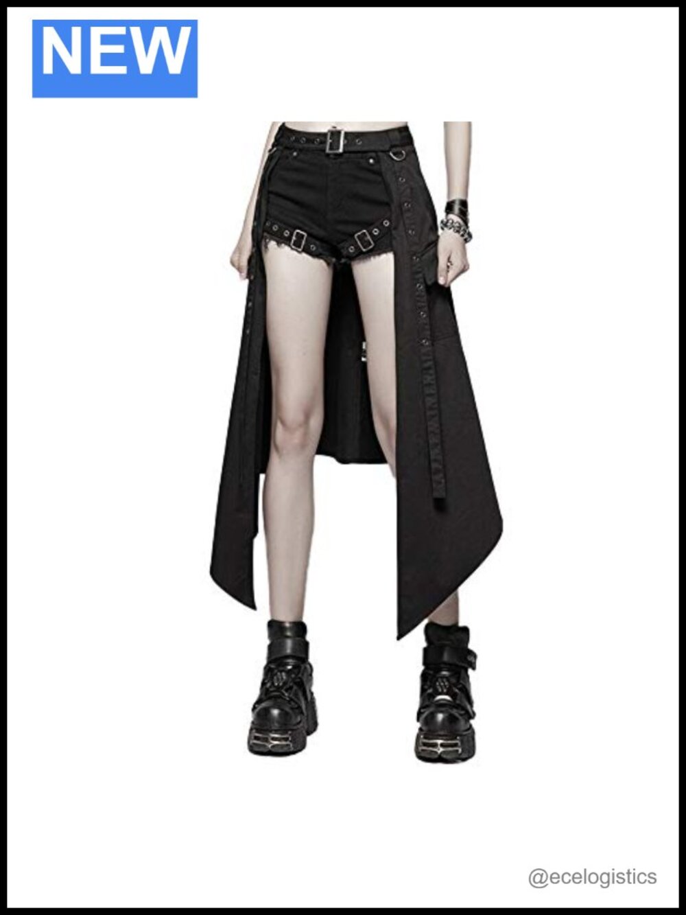 Women's Punk Daily Half Skirt Woven Fabric Adjustable Streetwear Hip Hop